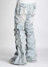 Load image into Gallery viewer, Guapi - Aqua blue stacked premium denim