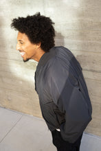 Load image into Gallery viewer, Eptm - Capital cropped bomber charcoal