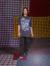 Load image into Gallery viewer, Petals and Peacocks ; Enjoy life now tee