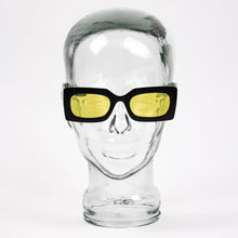 Load image into Gallery viewer, Petals and Peacocks ; Rubic sunglasses black , yellow