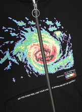 Load image into Gallery viewer, Jungles - Spiraling Zip Hoodie , black