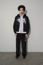 Load image into Gallery viewer, Jungles - Spiraling Zip Hoodie , black