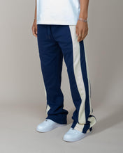 Load image into Gallery viewer, Eptm - Barry flare pants navy cream piping
