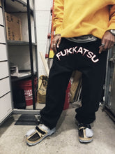 Load image into Gallery viewer, Fukkatsu ; The wilkins fleece sweats , faded blk