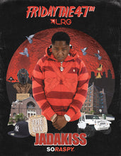 Load image into Gallery viewer, LRG ; Friday The 47th hoodie , red