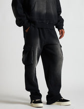 Load image into Gallery viewer, Embellish ; Official cargo sweatpants black
