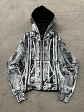 Load image into Gallery viewer, Demik - Black swan 3x zip up hoodie
