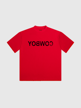 Load image into Gallery viewer, Outlw - Reverse Cowboy&quot; Tee v2 red
