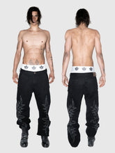 Load image into Gallery viewer, Outlw - Embroidered &quot;westworld&quot; Work Pant , black
