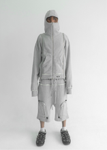 Load image into Gallery viewer, Demik - Grey 3x zip up hoodie V3
