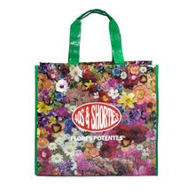 Load image into Gallery viewer, 40s &amp; Shorties - Flower Collage Tote Bag
