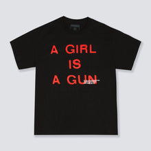 Load image into Gallery viewer, Pleasures - Girl is a gun , tshirt black
