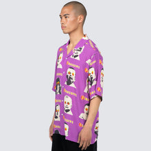 Load image into Gallery viewer, Pleasures - Head Button up purple
