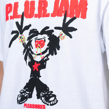 Load image into Gallery viewer, Pleasures - P.L.U.R. Jam Tshirt white
