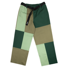 Load image into Gallery viewer, Petals and Peacocks ; Patchwork elastic waist pants
