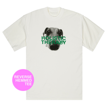 Load image into Gallery viewer, Petals and Peacocks ; Holistic reverse hemmed tee
