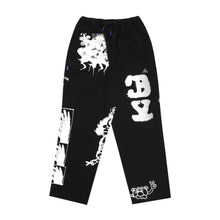 Load image into Gallery viewer, Devá States - Mk-4 printed easy pants , black
