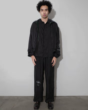 Load image into Gallery viewer, Jungles - Design For Peace Of Mind Cupro Pant , black vegan silk
