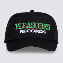 Load image into Gallery viewer, Pleasures - Records snapback black
