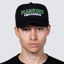 Load image into Gallery viewer, Pleasures - Records snapback black
