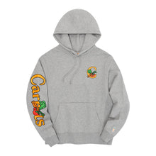 Load image into Gallery viewer, Carrots; Wordmark hoodie heather grey
