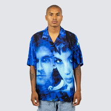 Load image into Gallery viewer, Pleasures - Virus rayon button down - blue
