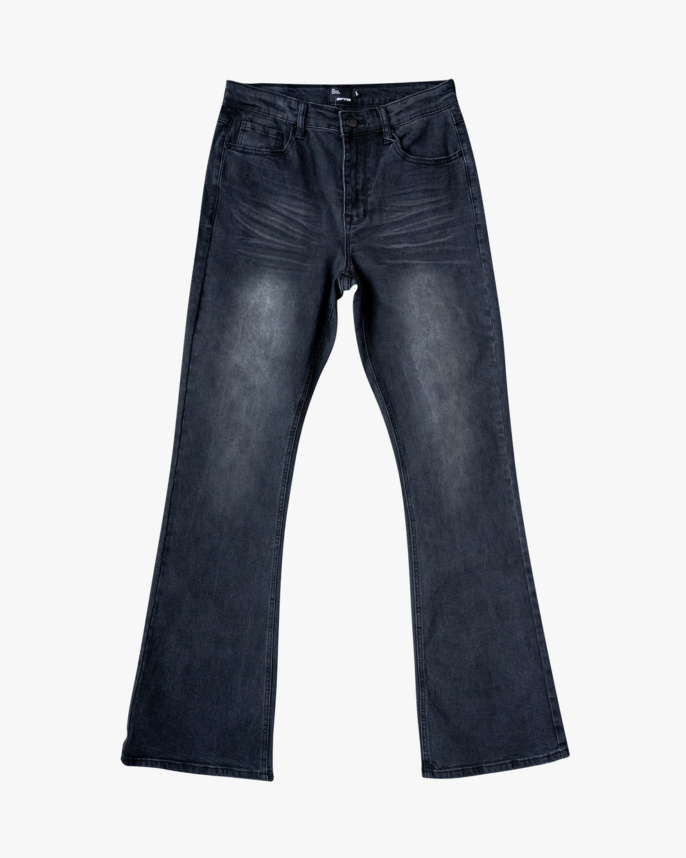 Eptm - Perfect flared denim , black