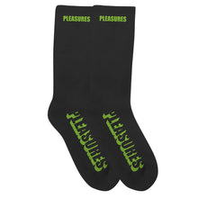 Load image into Gallery viewer, Pleasures Knock out socks , black
