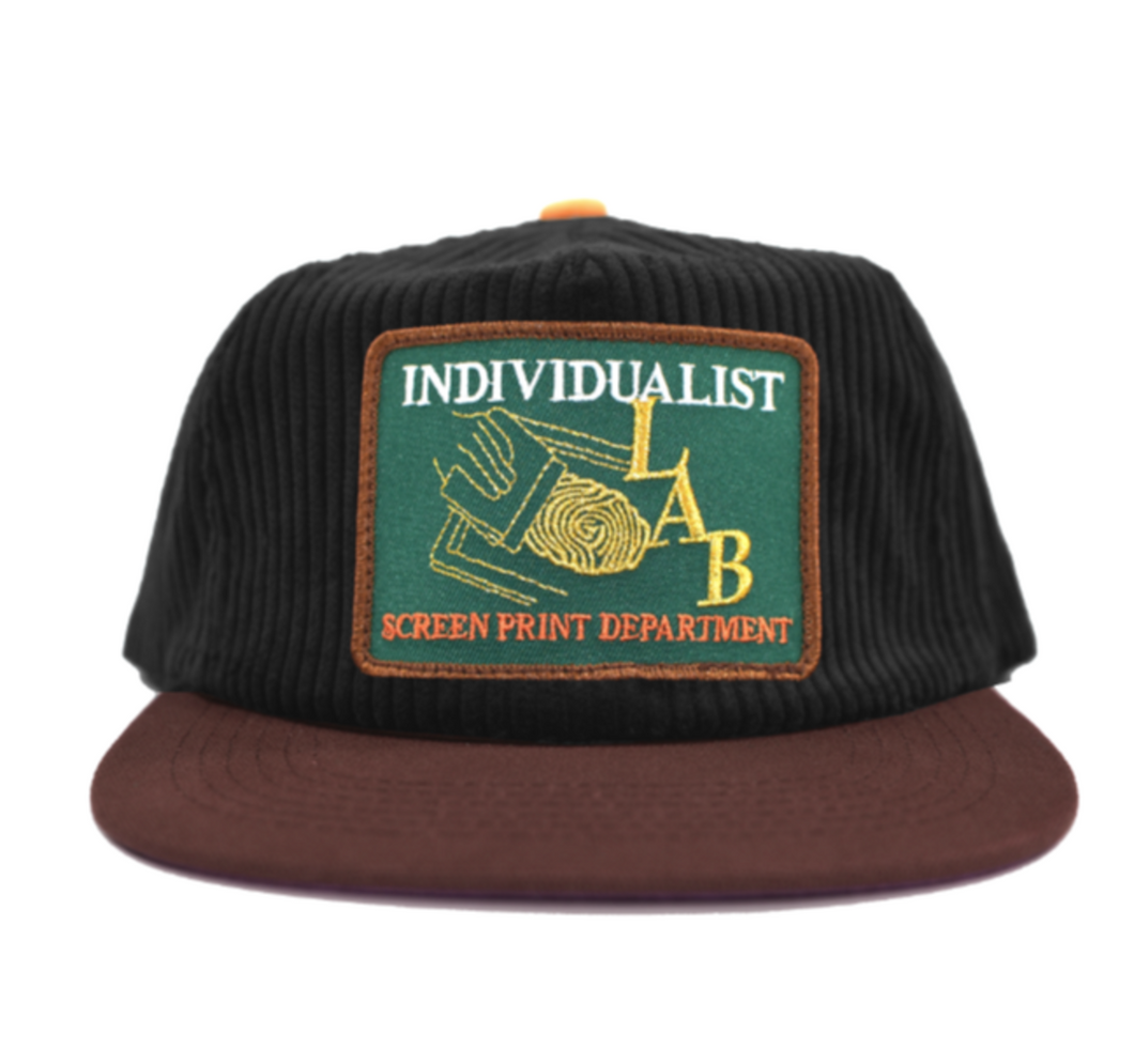 Individualist - Print Dept. Hat black , brown