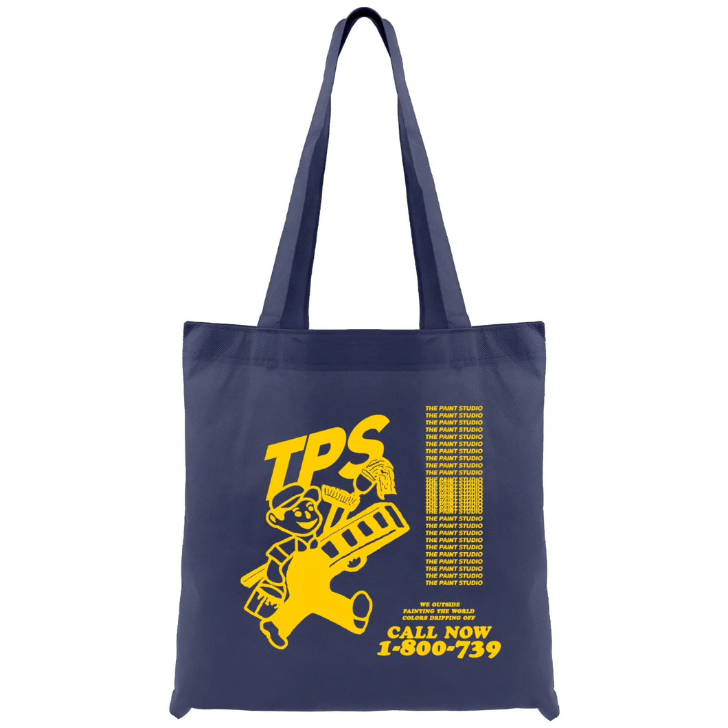 Paint ; Tps paintr small tote bags , nvy - yel