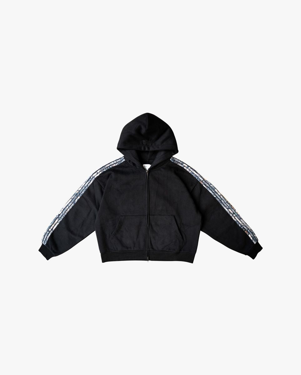 Eptm - Real camo zip up hoodie , black