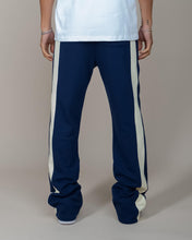 Load image into Gallery viewer, Eptm - Barry flare pants navy cream piping
