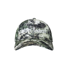 Load image into Gallery viewer, Nevermind Earth - Infinite Sadness, mossy oak camo hat
