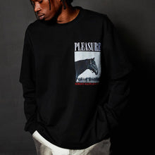 Load image into Gallery viewer, Pleasures - Horses Layered long sleeve - black
