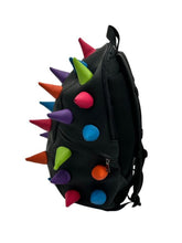 Load image into Gallery viewer, Mad Pax - Abracadabra multi color black spiked backpack
