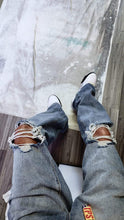 Load image into Gallery viewer, Eptm - Baggy distressed denim blue jeans
