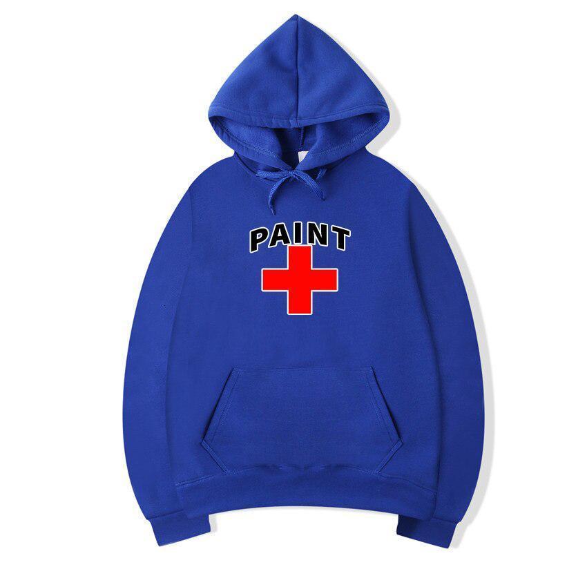 Paint ; Lifeguard hoodie , royal