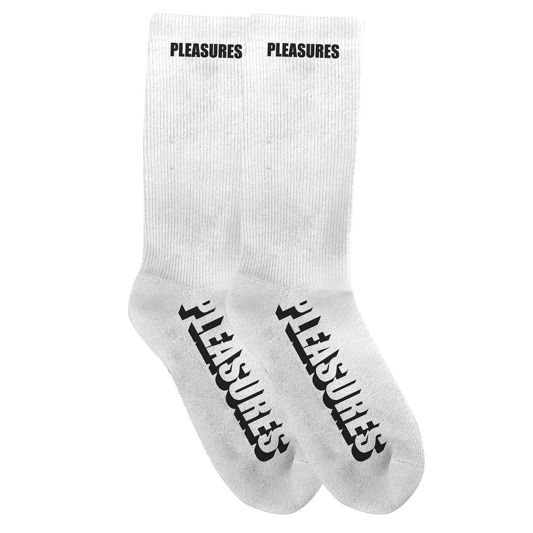 Pleasures - Knock out socks , white