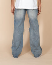 Load image into Gallery viewer, Eptm - Baggy distressed denim blue jeans
