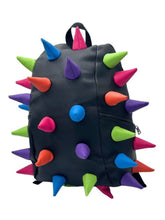 Load image into Gallery viewer, Mad Pax - Abracadabra multi color black spiked backpack
