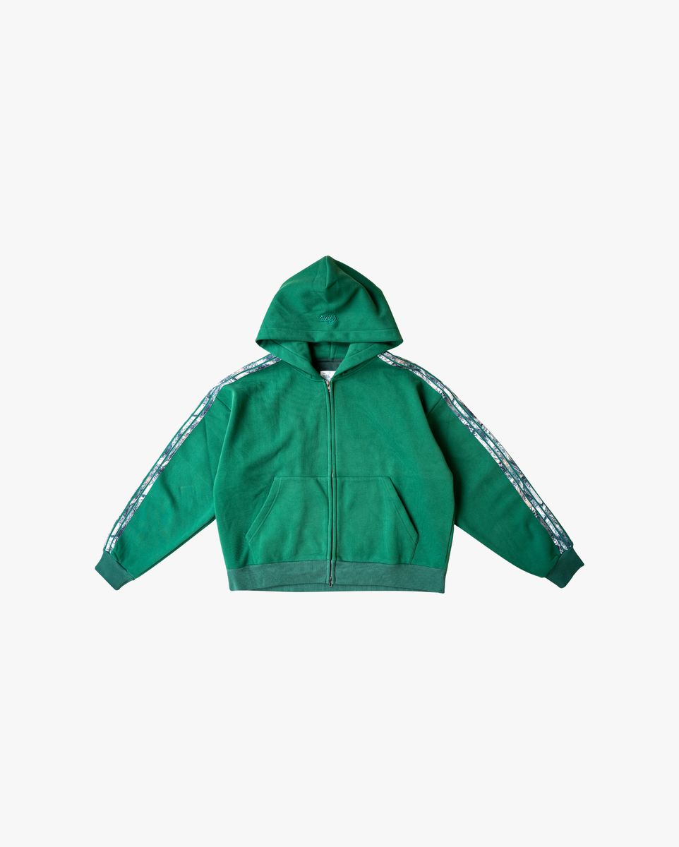 Eptm - Real camo zip up hoodie , hunter green