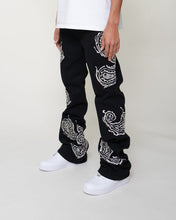 Load image into Gallery viewer, Eptm - Sequoia Flared Pants , black denim
