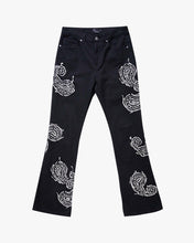 Load image into Gallery viewer, Eptm - Sequoia Flared Pants , black denim
