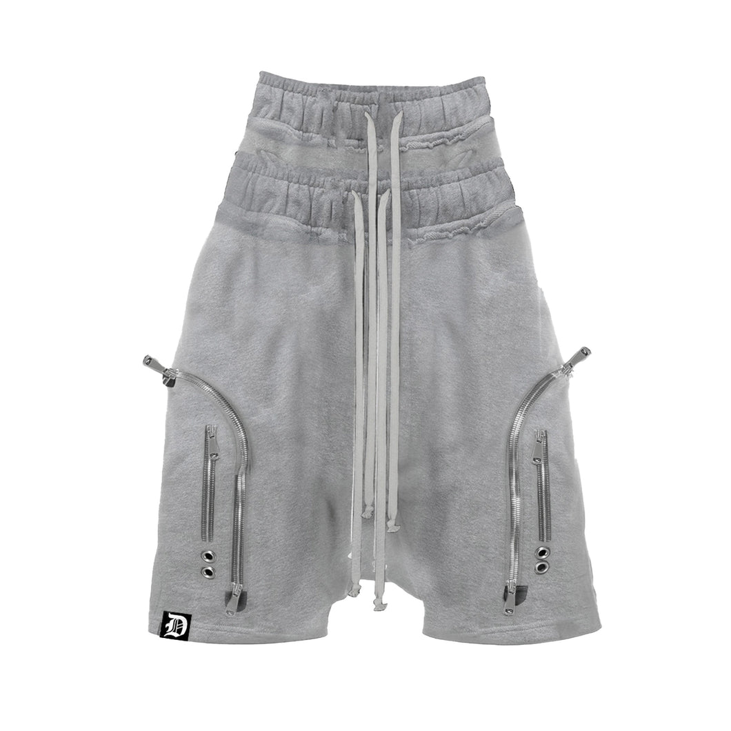 Demik - Grey zip plus shorts