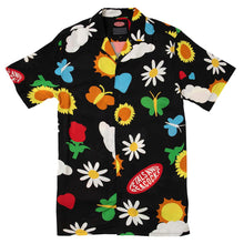 Load image into Gallery viewer, Petals and Peacocks ; Gardens Vacation Shirt, blk
