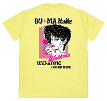 Load image into Gallery viewer, Rip n Repair x Ps &amp; Qs ; Nailin it tee , yellow
