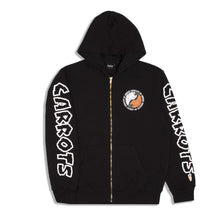 Load image into Gallery viewer, Carrots ; Yang zip hoodie , blk
