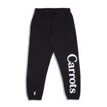 Load image into Gallery viewer, Carrots ; Wordmark sweatpants , blk
