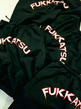 Load image into Gallery viewer, Fukkatsu ; The wilkins fleece sweats , faded blk
