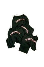 Load image into Gallery viewer, Fukkatsu ; The wilkins fleece sweats , faded blk
